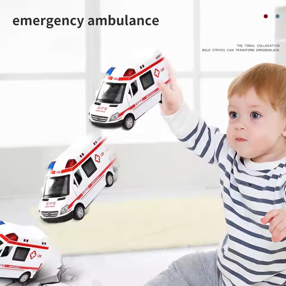 Ambulance Simulation Toy Car Model