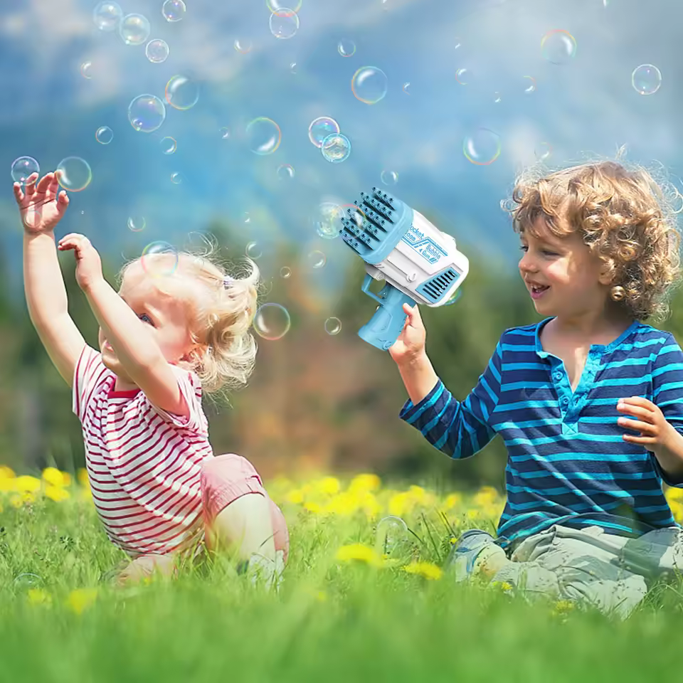 Automatic Bubble Machine Toy Gun