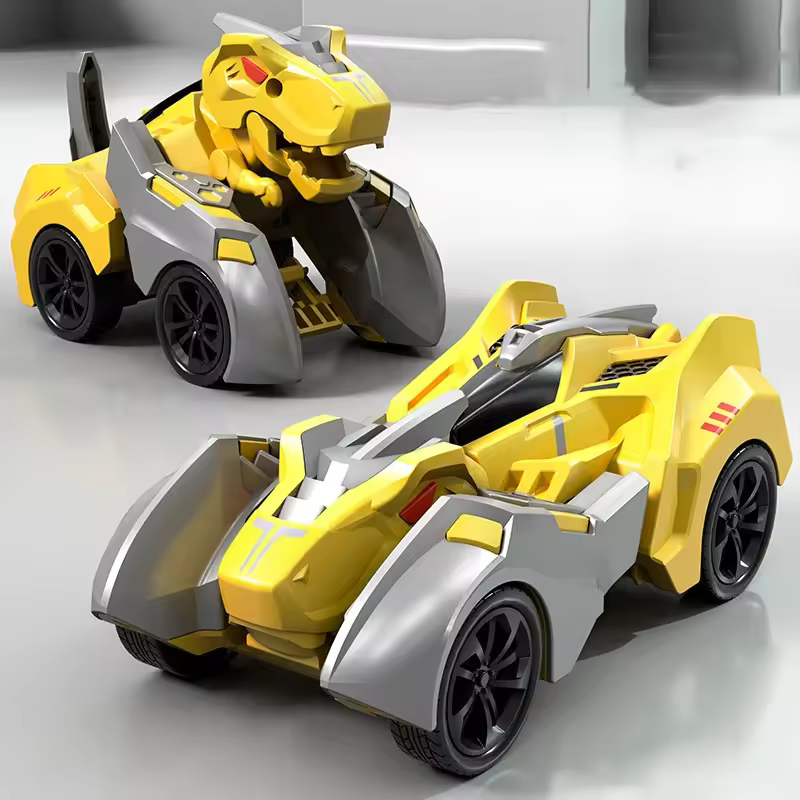 2-in-1 Transforming Dinosaur Car Toy