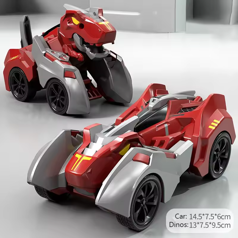 2-in-1 Transforming Dinosaur Car Toy