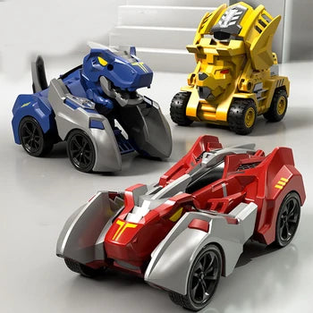 2-in-1 Transforming Dinosaur Car Toy